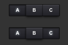 Synth App Buttons in pure CSS