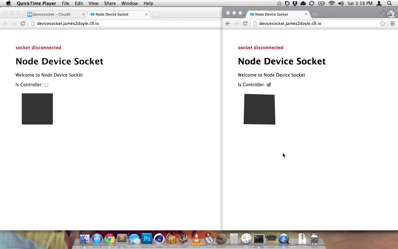 Socket.io demo app