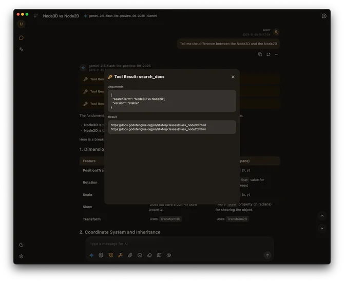 godot mcp example screenshot 2